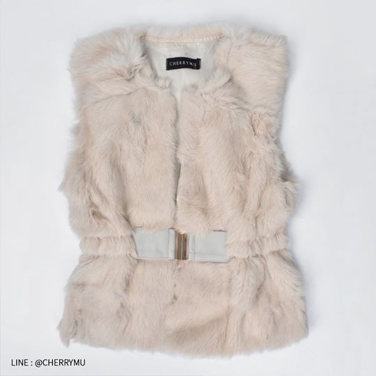 cherrymu-รุ่น-cs56-เสื้อกั๊ก-viva-fur-vest
