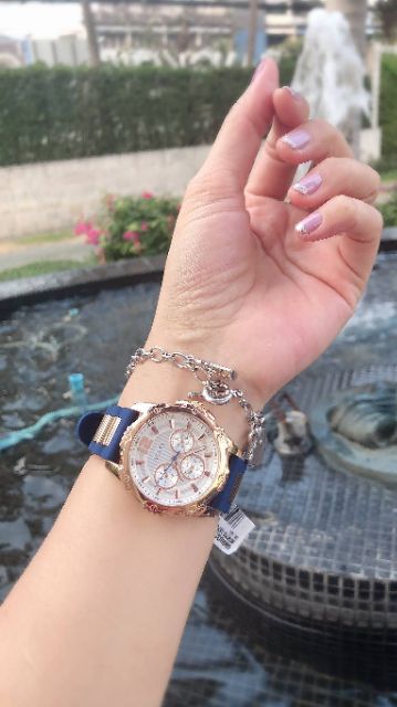 สด-ผ่อน-นาฬิกา-สายยาง-หน้าปัด-36-มม-w0325l8-analog-white-dial-womens-watch