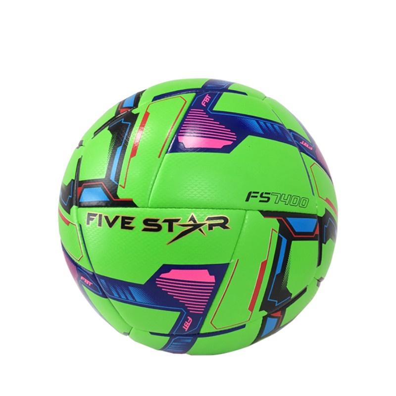 ภาพหน้าปกสินค้าFBT Five Star ลูกฟุตซอลหนังเย็บ หนังนุ่ม ลูกบอล Futsal 31626