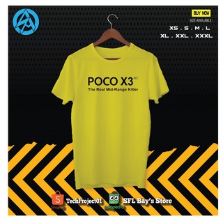 Xiaomi Poco X3 เสื้อยืดผู้ชาย ผู้หญิง คุณภาพดีที่สุด ราคาไม่แพง - กระเป๋าสตางค์