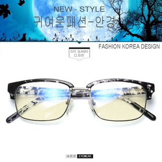 Fashion เกาหลี แฟชั่น แว่นตากรองแสงสีฟ้า รุ่น 5016 C-364 สีดำลายกละ ถนอมสายตา (กรองแสงคอม กรองแสงมือถือ)