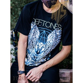 เสื้อยืดผ้าฝ้ายพรีเมี่ยม ​ 249 Deftones เสื้อยืด เสื้อวง สกรีนลายอย่างดี Silk Screen ผ้าหนานุ่ม ไม่หดไม่ย้วย มาตราฐาน