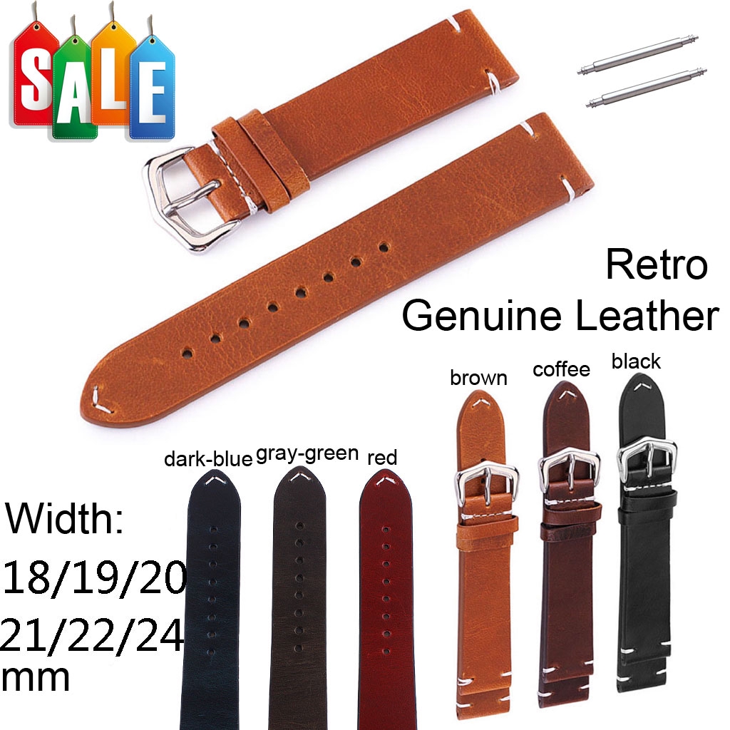 Discount Good Leather 22 mm Watch Band Replacement 10914_K0019900 main image 0