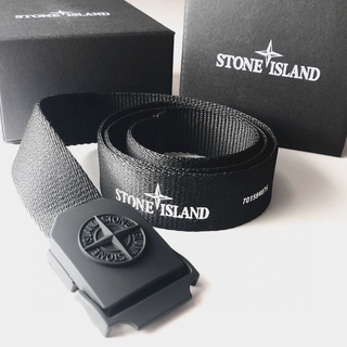 STONE ISLAND ⭐️พร้อมส่ง⭐️ เข็มขัดผ้าไนล่อนลําลอง ผ้าแคนวาส แฟชั่นทหาร สําหรับผู้ชาย 2021