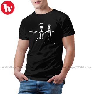 เสื้อยืด พิมพ์ลาย Beavis And Butthead Pulp Fiction ขนาด 4xl สําหรับผู้ชาย