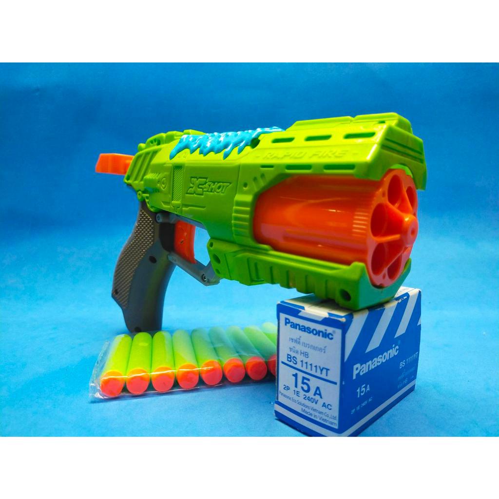 nerf-x-shot-rebelle-ปืนnerf-ปืนลูกโม่-ของเล่น-ปืนเนิร์ฟของแท้ราคาถูกมือสอง