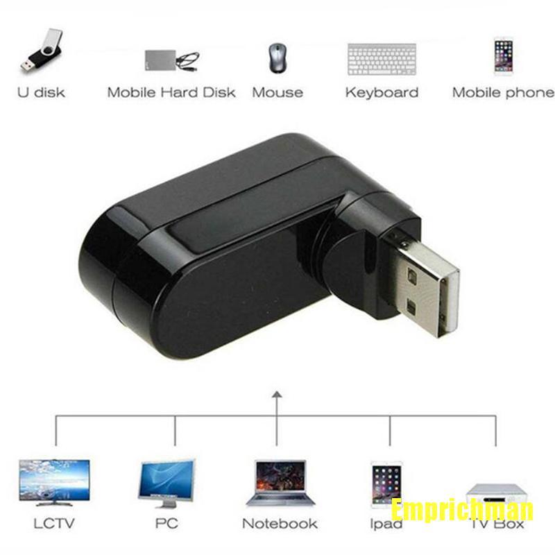 semprichman-อะแดปเตอร์ขยาย-usb2-0-hub-3-พอร์ตความเร็วสูง-สําหรับ