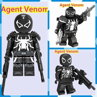 บล็อกตัวต่อเลโก้ รูป Venom Marvel ขนาดเล็ก ของเล่นสําหรับเด็ก