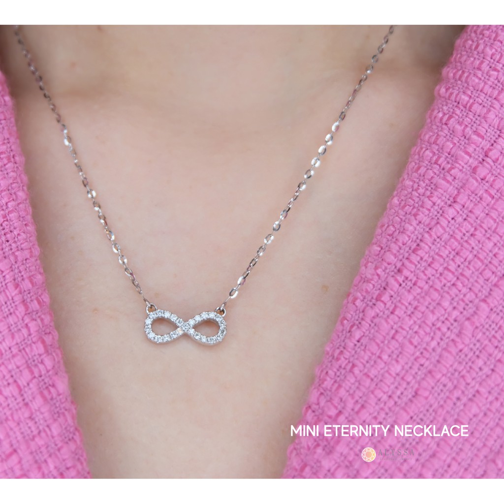 18k-สร้อยคอ-mini-eternity-necklace