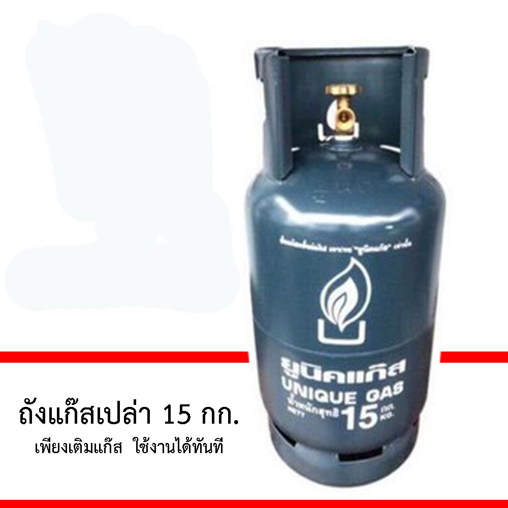 ภาพสินค้าถังแก๊ส 15 กิโลกรัม (Kg.) ยี่ห้อ ยูนิค สีเขียว ถังใหม่ 100 % มือ 1 ไม่มีแก๊ส จากร้าน bangkokandsupplies บน Shopee ภาพที่ 1