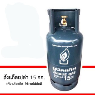 ภาพขนาดย่อของภาพหน้าปกสินค้าถังแก๊ส 15 กิโลกรัม (Kg.) ยี่ห้อ ยูนิค สีเขียว ถังใหม่ 100 % มือ 1 ไม่มีแก๊ส จากร้าน bangkokandsupplies บน Shopee ภาพที่ 1