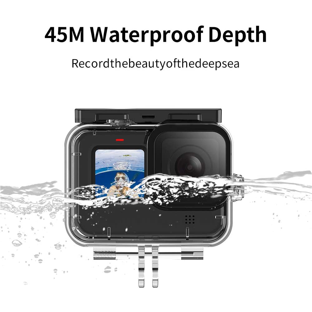 ภาพสินค้าMLIFE - เคสกันน้ำ ฟิลเตอร์ กล้อง GoPro Hero 9 10 กรอบกันน้ำ เคสกล้อง เลนส์ฟิลเตอร์ สีแดง เคส Case Waterproof RED Filter จากร้าน 2handiphoneshop บน Shopee ภาพที่ 2