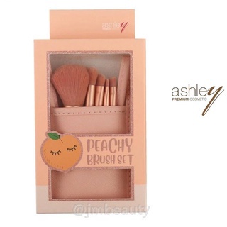 Ashley Peachy Brush Set 5 Pieces แอชลี่ย์ พีชชี่ บรัช เซตแปรงแต่งหน้า AA192