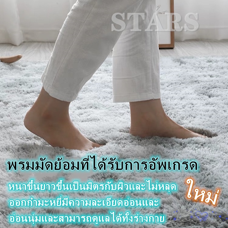 ภาพหน้าปกสินค้าจัดส่งรวดเร็ว พรมปูพื้นห้องนั่งเล่นมินิมอล พรมห้องนอน พรมขนยาวนุ่ม พรมปูพื้น ตกแต่งบ้าน พรมปูพื้นกันลื่น พรมผืนใหญ่ พรม จากร้าน stars.tt บน Shopee