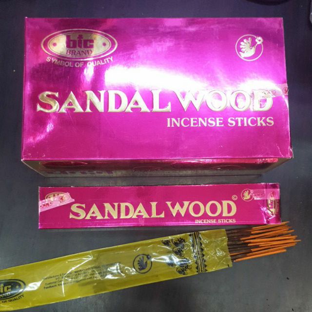 ธูปแขก-sandalwood-ธูปอินเดียของแท้กลิ่นแก่นจันทน์อินเดียหอมมาก