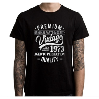 เสื้อยืดโอเวอร์ไซส์1973 เสื้อยืดวันเกิด 48 ปี - ชิ้นส่วนวินเทจสุดฮา | ของขวัญสําหรับเขา Her IdeaS-3XL