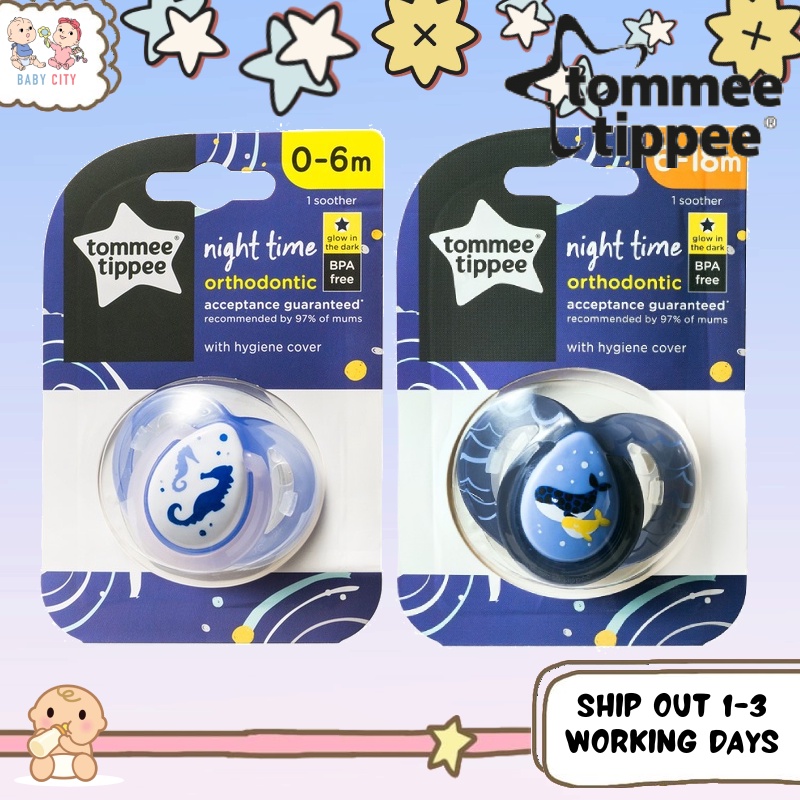 Tommee Tippee จุกนมหลอกเด็ก แบบเดี่ยว จุกนมหลอกเด็ก 06 ม. 618 ม. Shopee Thailand