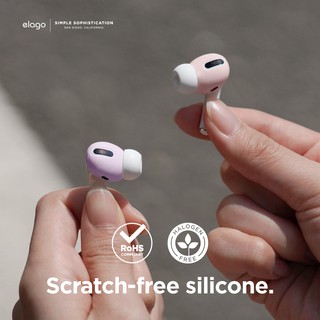 ภาพขนาดย่อของภาพหน้าปกสินค้าelago AirPods Pro 1&2 Ear Tips Cover ที่ครอบหูสำหรับ AirPods Pro 1 & Pro 2 ลิขสิทธิ์แท้จากตัวแทนจำหน่าย จากร้าน be.deck บน Shopee ภาพที่ 4