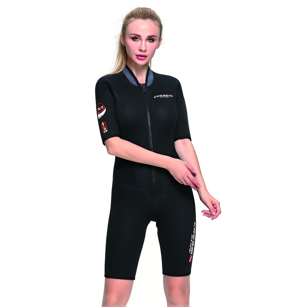 เว็ทสูทดำน้ำ-ผู้หญิง-cressi-lady-endurance-short-wetsuit