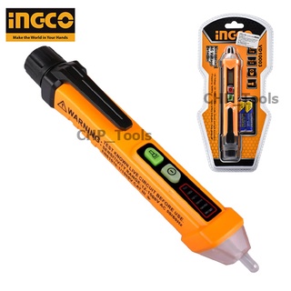 INGCO VD10003 ปากกาวัดไฟ แบบไม่สัมผัส (ไขควงลองไฟ) ( 12V ~ 1000V ) ( AC Voltage Detector ) แจ้งเตือนด้วยแสงไฟและเสี