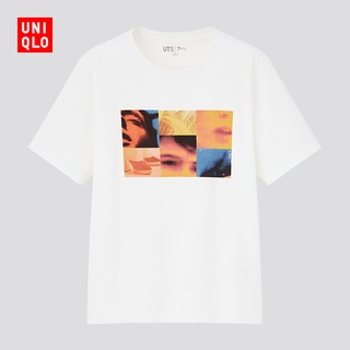Uniqlo เสื้อยืดสตรีแขนสั้นพิมพ์ลาย Troye Sivan (Ut)