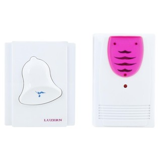 กริ่งไร้สาย กระดิ่งไร้สาย LUZERN E-205A กริ่ง งานระบบไฟฟ้า WIRELESS DOOR BELL E-205A ALL