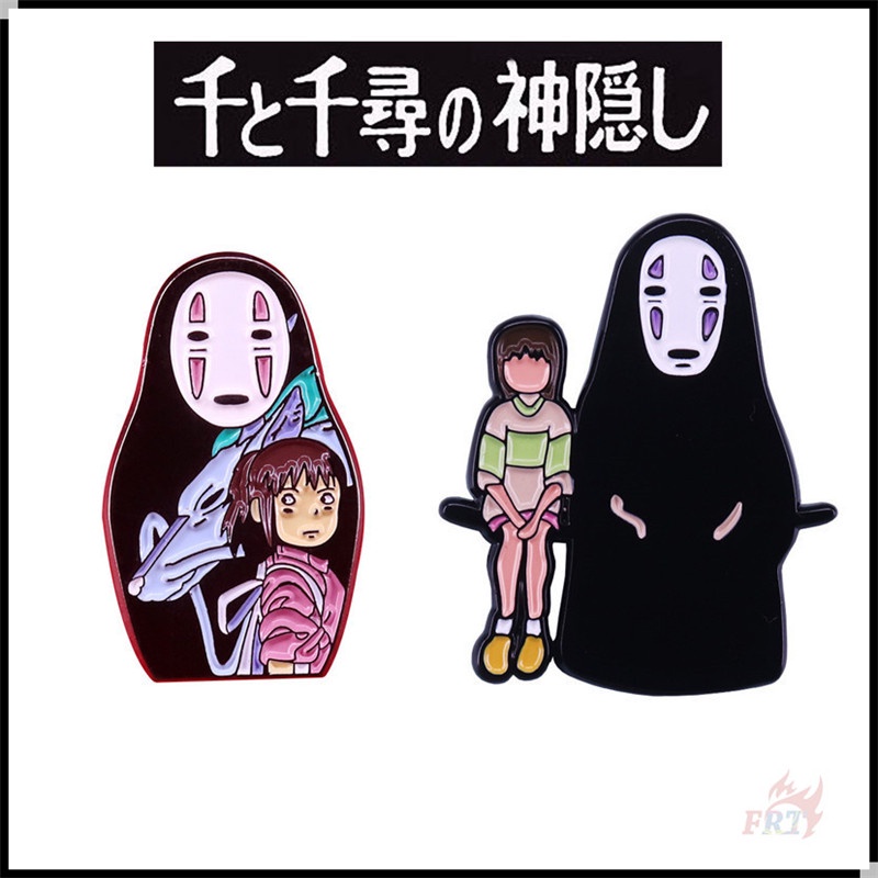 spirited-away-ogino-chihiro-amp-no-face-man-เข็มกลัด-เข็มกลัดเคลือบ-รูป-miyazaki-สําหรับติดกระเป๋าเป้สะพายหลัง-จํานวน-1-ชิ้น