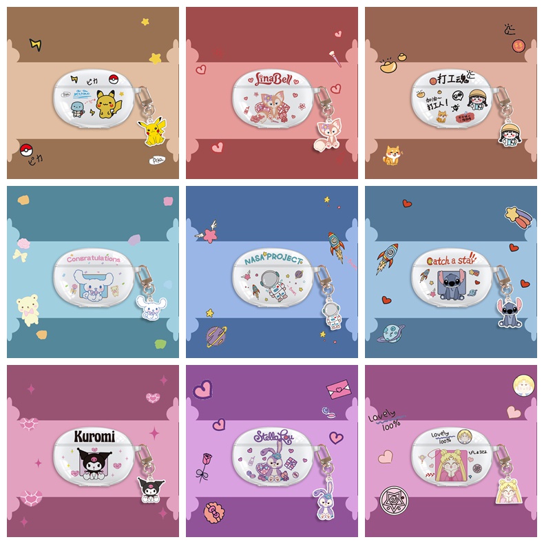 เคสหูฟัง-tpu-นิ่ม-แบบใส-กันรอยขีดข่วน-ลายการ์ตูนนักบินอวกาศน่ารัก-พร้อมจี้-สําหรับ-lenovo-lp5-tws-lp5