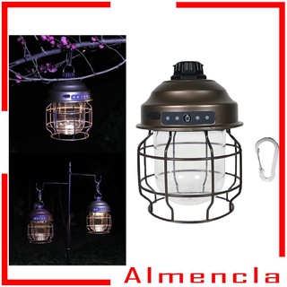 [ALMENCLA] LED Lantern Portable Light Rechargeable Indoor Outdoor Camping Hiking Lamp