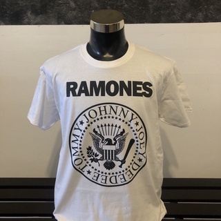 เสื้อยืดผ้าฝ้าย 100% พิมพ์ลายกราฟิก Ramones BAND GILDAN UNISEX