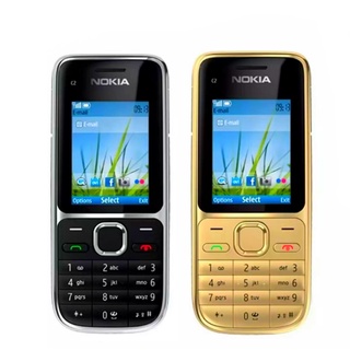Nokia C2-01 ปลดล็อกโทรศัพท์มือถือ C2 GSM/WCDMA 3.15Mp กล้องโทรศัพท์ 3G สำหรับอาวุโสแป้นพิมพ์สำหรับเด็กโทรศัพท