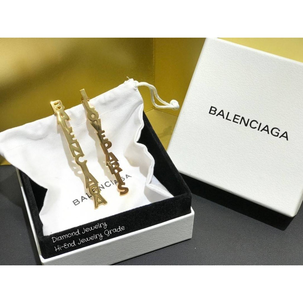 จำนวนจำกัด-เช็คของก่อนโอนเงิน-balenciaga-earring-ต่างหูบาลองซิเอก้า-งาน-1-1-เหมือนของแท้เป๊ะๆค่ะ