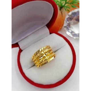 แหวนทองโคลนนิ่ง#แหวนเศษทองแท้#ไม่ลอกไม่ดำ