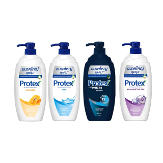 [มี 4 สูตรให้เลือก] Protex โพรเทคส์ สบู่เหลวอาบน้ำ 600 มล. รวม 4 ขวด (เจลอาบน้ำ) Protex Liquid soap 600 ml x4 (Propolis / Icy cool / Blossom care / Peony & Pomegranate)