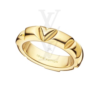 2022 Loui S Vuitton Lv Volt แหวนแฟชั่นหลายช่องได้สีขาวและทอง