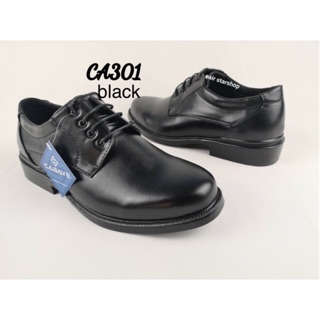 สินค้า รองเท้าหนังดำ รองเท้าคัทชูชาย ทรงหัวมน CA301-black