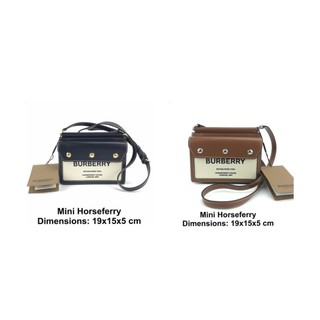 BURBERRY Mini Horseferry Bag ของแท้ 100% [ส่งฟรี]