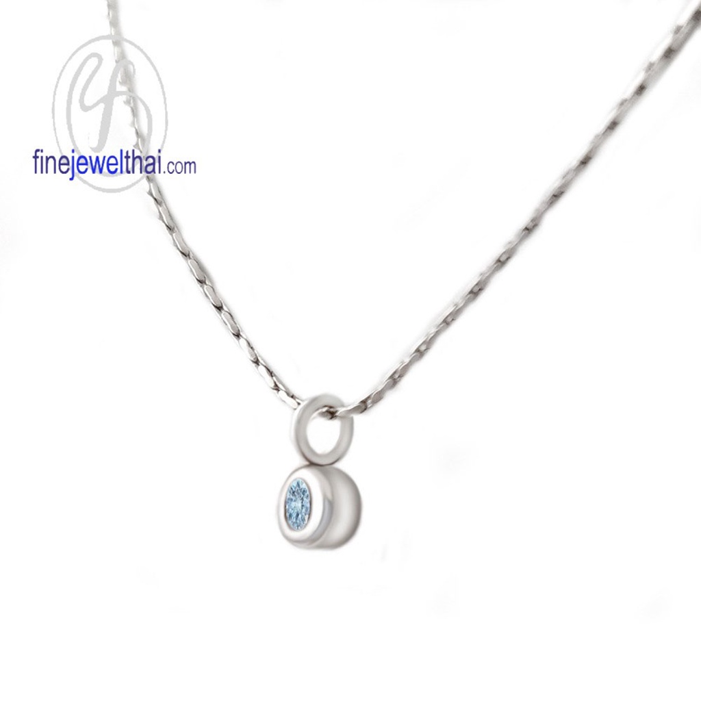 finejewelthai-จี้โทพาซ-โทพาซ-จี้พลอย-พลอยประจำเดือนเกิด-topaz-silver-pendant-birthstone-p1132tp00