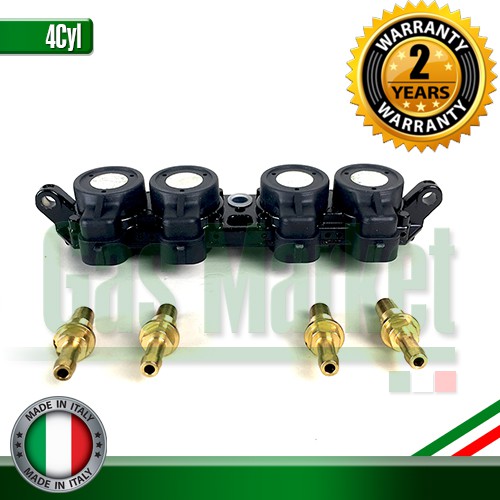 รางหัวฉีดแก๊ส ยี่ห้อ AEB รุ่น I-PLUS 4 สูบ / AEB GAS INJECTOR I-PLUS 4 ...