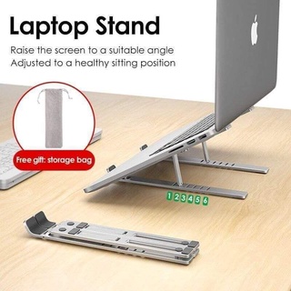 ส่งจากไทย แท่นวางแล๊ปท็อป แท่นวางโน๊ตบุ๊ค Notebook Stand Laptop Stand อลูมิเนียม พร้อมส่ง แท่นวางแล็ปท็อป