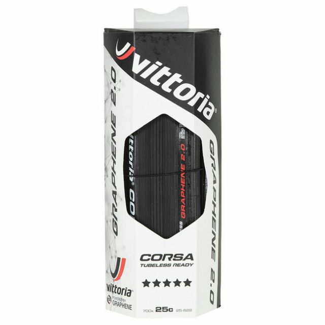 ยางนอกเสือหมอบขอบพับ-700x25c-vittoria-corsa-graphene-2-0