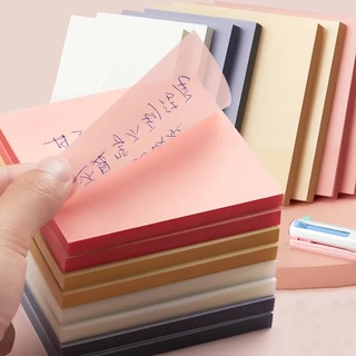 กระดาษโน๊ต แบบใส กันน้ํา มีกาวในตัว ลอกออกได้ สีสันสดใส สําหรับนักเรียน สํานักงาน เครื่องเขียน