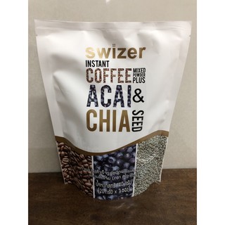 ภาพหน้าปกสินค้า💥SWiZER Coffee Mix+ACAI &Chia seed กาแฟปรุงสำเร็จรูปชนิดผง ผสม อาซาอิ และเมล็ดเจีย ที่เกี่ยวข้อง