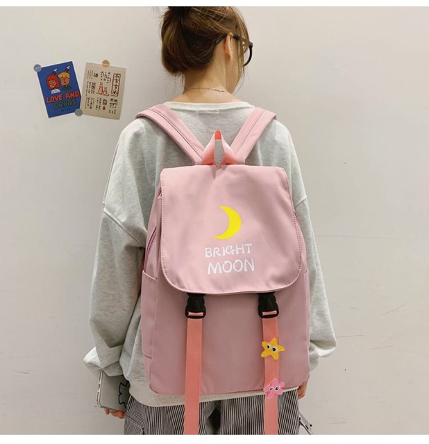 กระเป๋าผ้าปักลาย-fullmoon-backpack