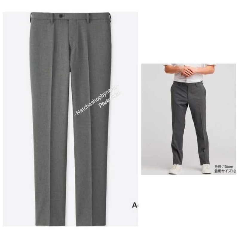 uniqlo men KANDO ULTRA LIGHT PANTS กางสแลค ชาย ไซส์ 79 Cm. | Shopee ...