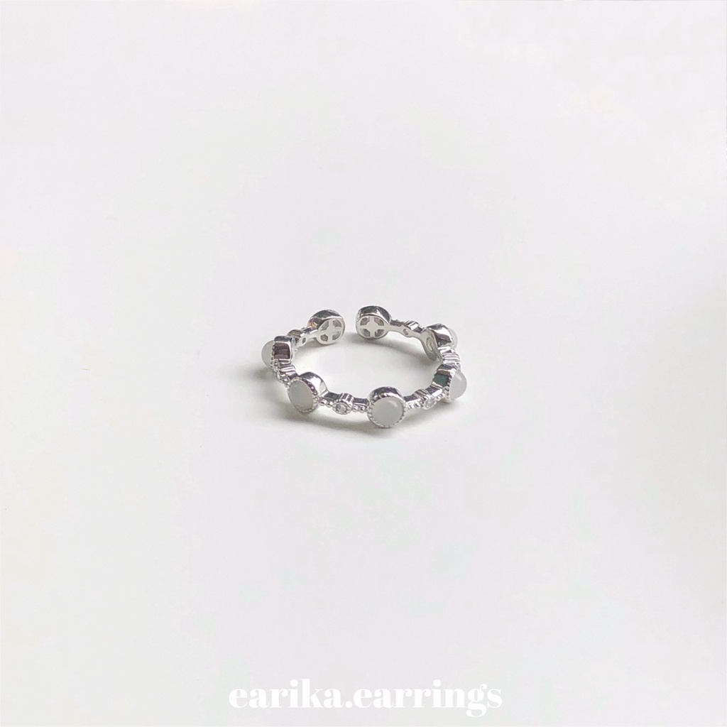 กรอกโค้ด-72w5v-ลด-65-earika-earrings-julia-ring-แหวนเงินแท้-ฟรีไซส์ปรับขนาดได้
