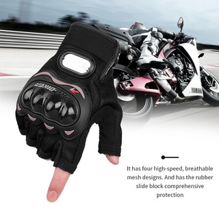 ภาพหน้าปกสินค้าถุงมือขับมอเตอร์ไซค์ สีดำ ถุงมือมอเตอร์ไซค์ถุงมือครึ่งนิ้ว Motorcycle Riding Glovesถุงมือยุทธวิธี ถุงมือ ขับรถ มอเตอร์ไซ ซึ่งคุณอาจชอบราคาและรีวิวของสินค้านี้