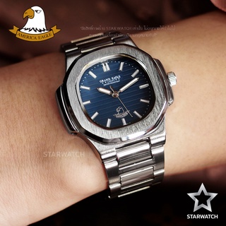 สินค้า GRAND EAGLE นาฬิกาข้อมือผู้หญิง สายสแตนเลส รุ่น AE8014L – SILVER/NAVY