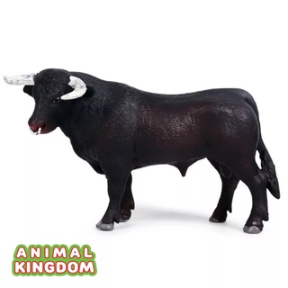 Animal Kingdom - โมเดลสัตว์ วัวกระทิง ดำ ขนาด 14.50 CM (จากหาดใหญ่)
