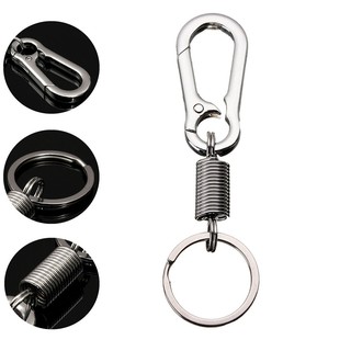 Anti-lost Brand New Camping Hiking Travel Kits Stainless Steel Gourd Buckle Waist Belt Clip Keyring Carabiner Key Chain